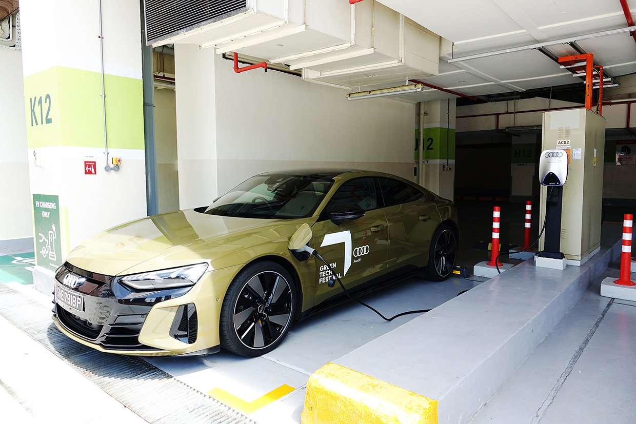 Audi Destination Charging QuickCharge.sg partnership