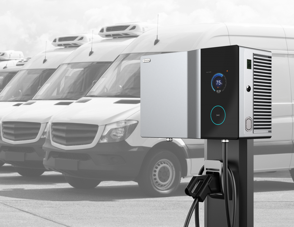 Commercial fleet ev charging Singapore with Venus 30